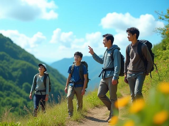 専門ガイドと歩く安心の山岳ハイキングツアー