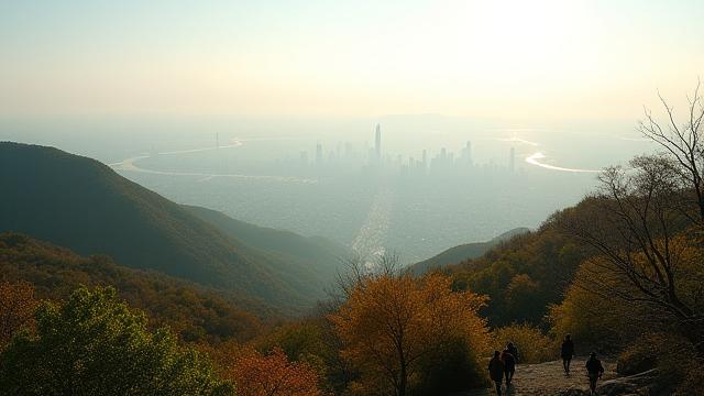 高尾山山頂からの眺め