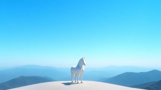 陣馬山の山頂シンボル